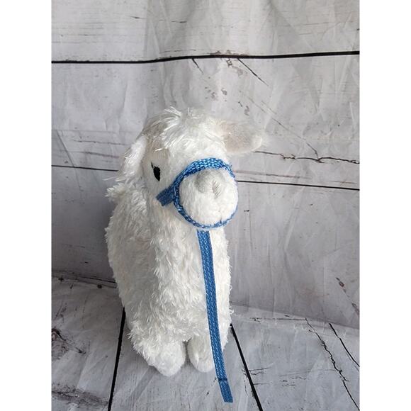 American Girl Chrissa's Pet Llama Starburst With Blue Harness Plush Toy - Picture 2 of 6